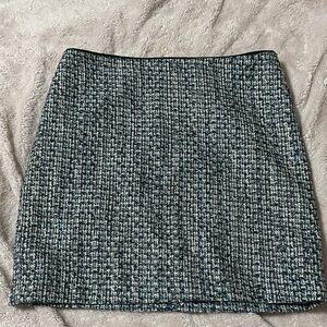 White House Black Market Monochrome Tweed Pencil Skirt